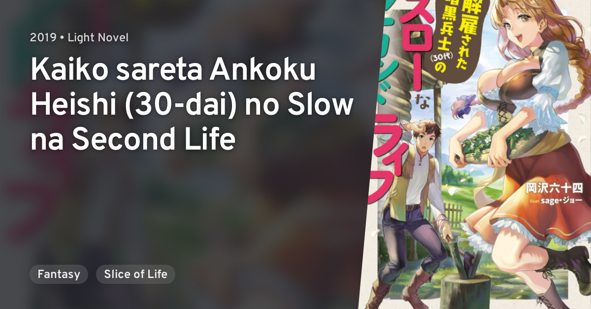 Kaiko sareta Ankoku Heishi (30-dai) no Slow na Second Life (Chillin' in My  30s after Getting Fired from the Demon King's Army) · AniList