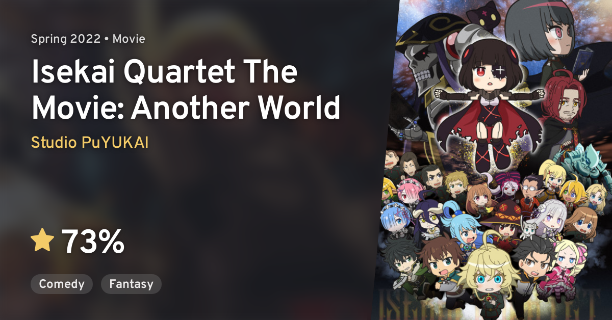 Isekai Quartet: Another World Anime Film's Teaser Unveils Story