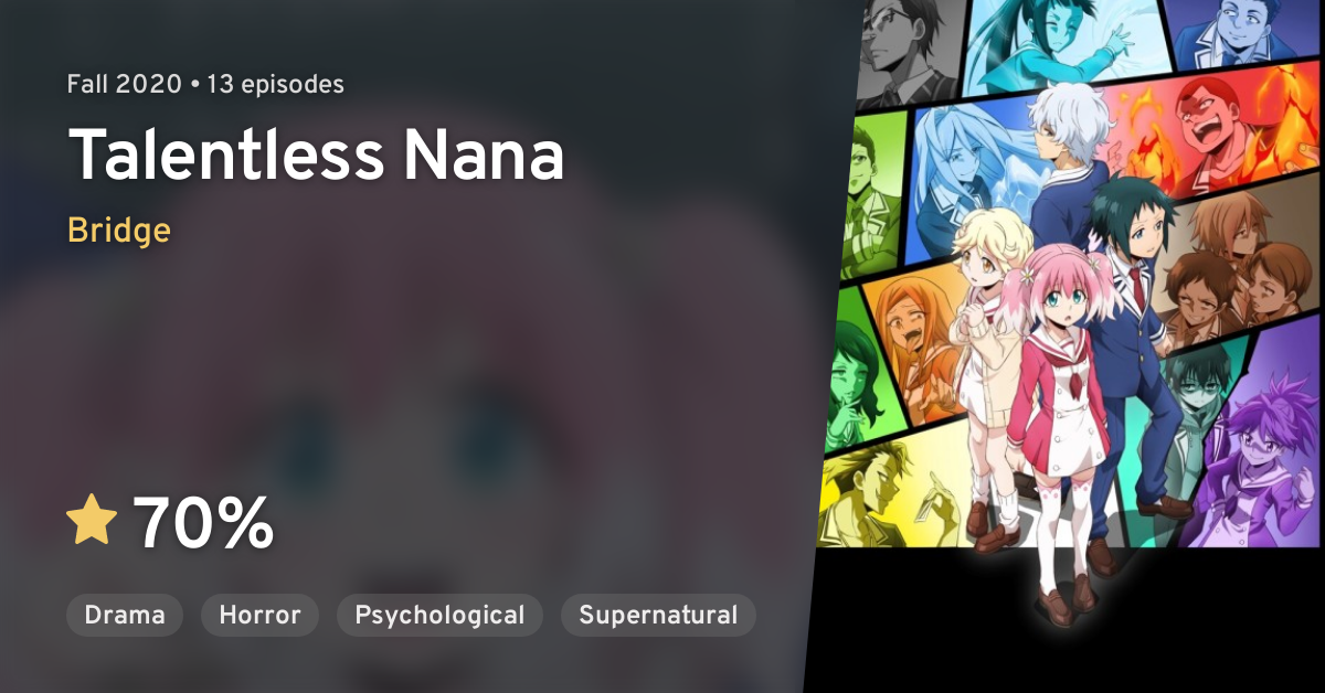 Talentless Nana Mini Anime