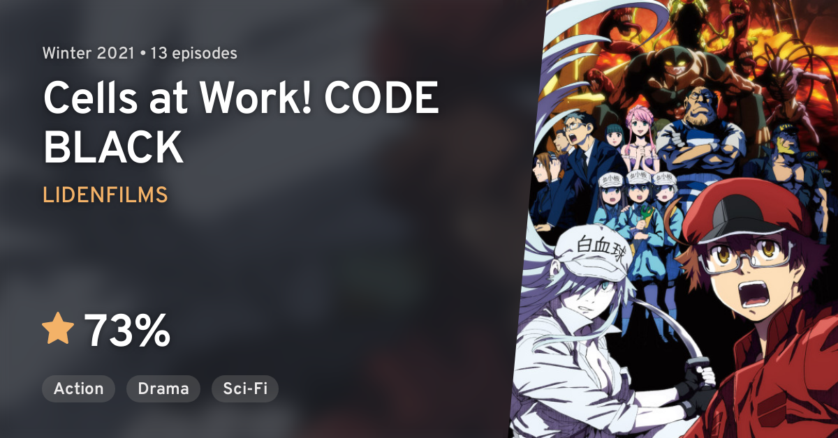 Cells at Work! Code Black TV Anime Coming January 2021 - oprainfall