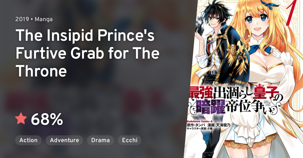 Saikyou Degarashi Ouji No Anyaku Teii Arasoi The Insipid Prince S Furtive Grab For The Throne Anilist