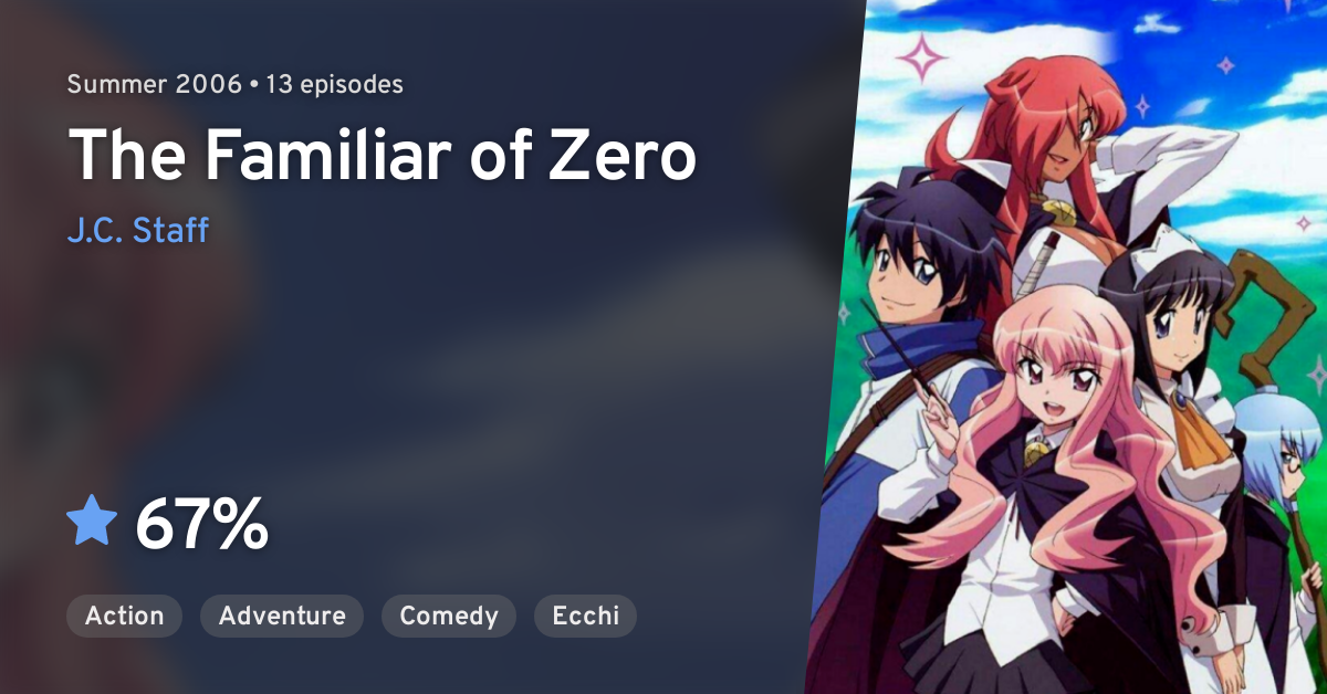 Zero no Tsukaima (The Familiar of Zero) · AniList