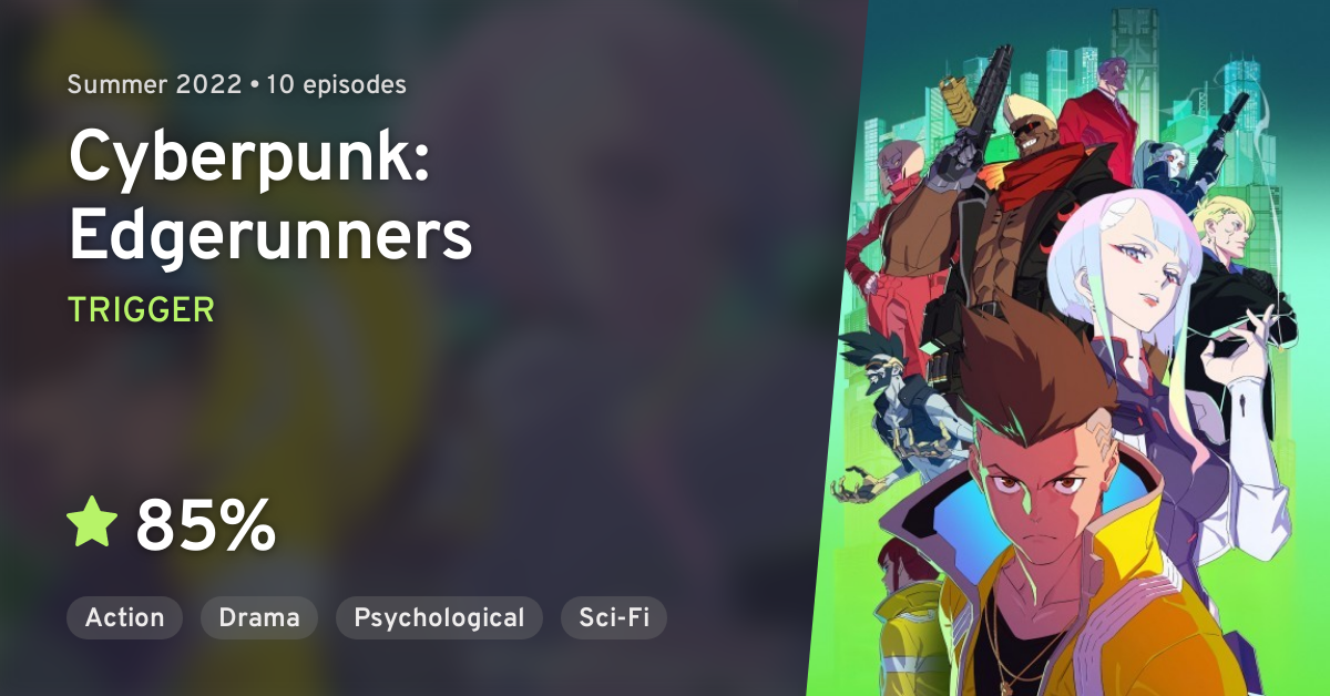 Anime Review: Cyberpunk: Edgerunners (2022) by Hiroyuki Imaishi