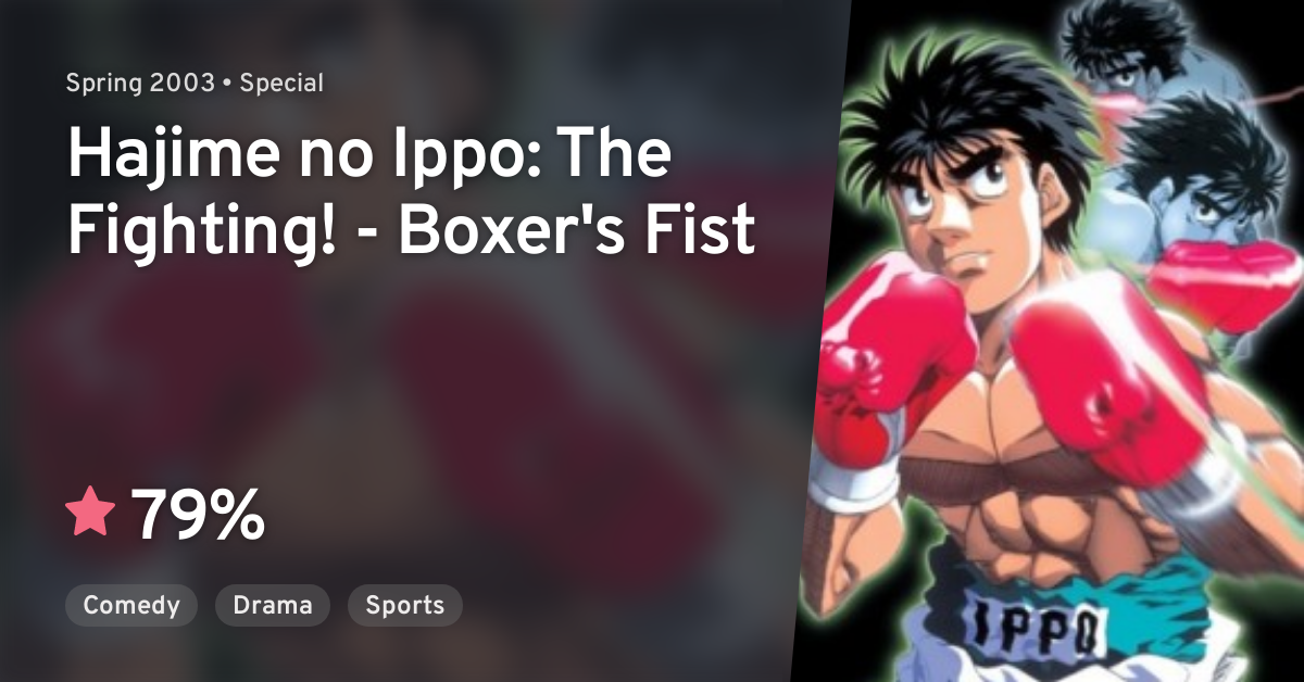 Hajime No Ippo / Fighting Spirit - Season 1-3 (1-127 End +Movie +OVA (Eng  Sub)