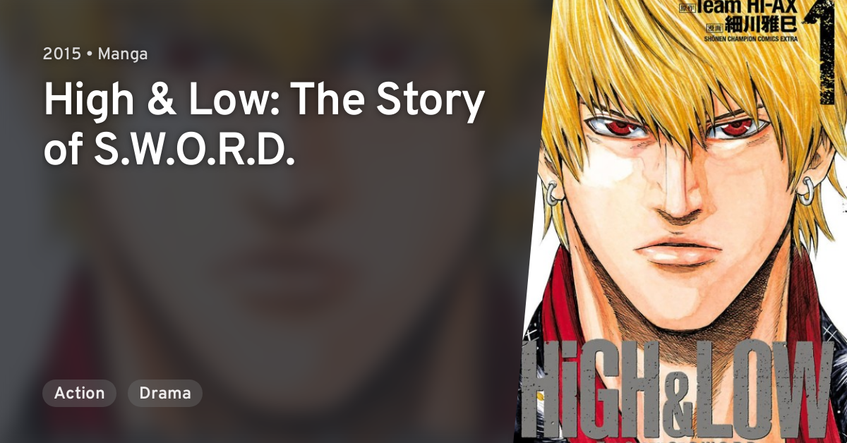 High Low The Story Of S W O R D Anilist