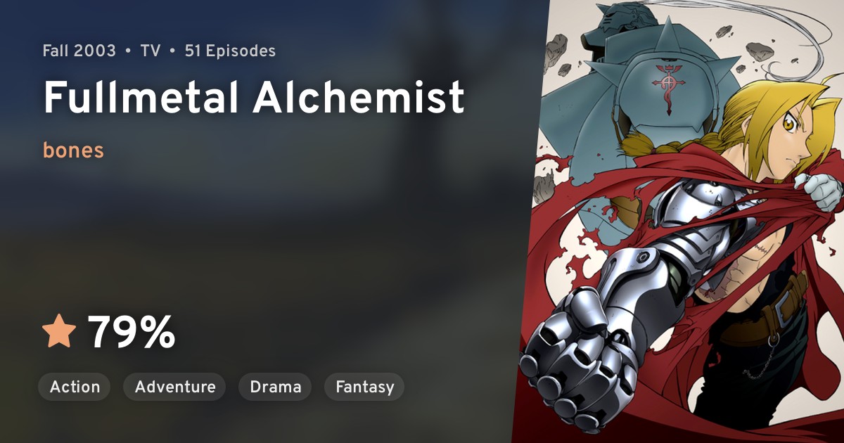 Fullmetal Alchemist (2003) - Seiji Mizushima, User Reviews