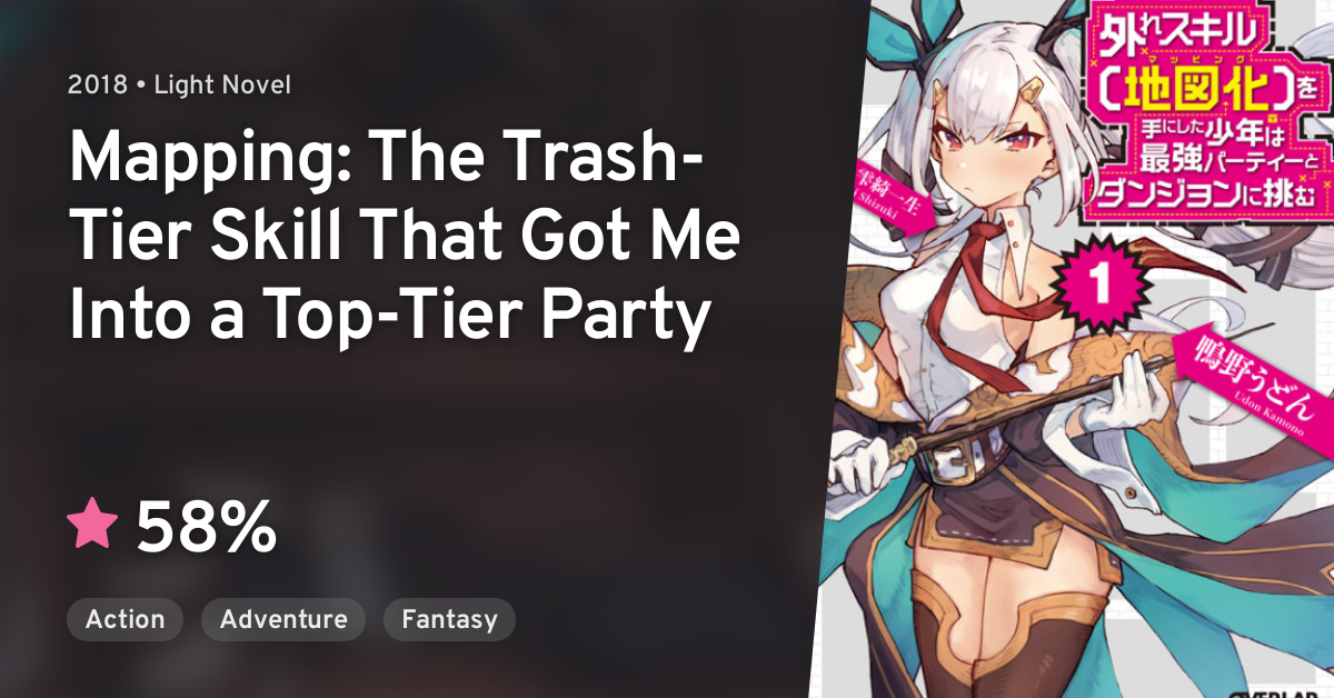 Mapping: The Trash-Tier Skill That Got Me Into a Top-Tier Party (Light  Novel) Manga