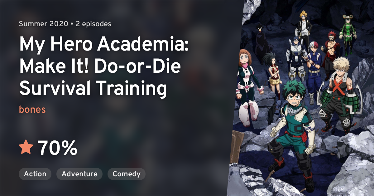 My Hero Academia Season 4 Make It! Do-or-Die Survival Training, Part 1 -  Watch on Crunchyroll