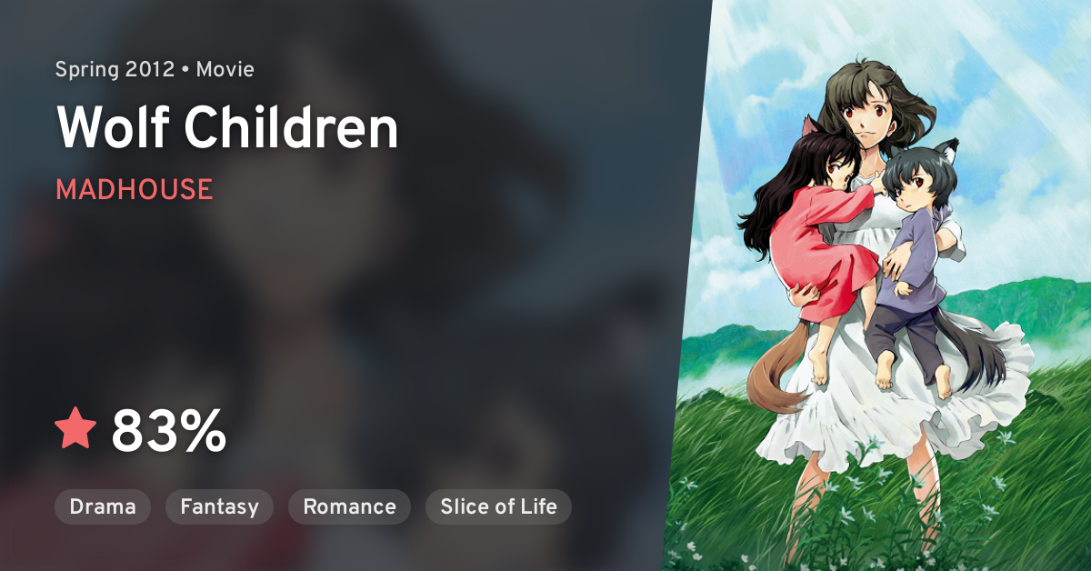 Wolf children full movie best sale english dub