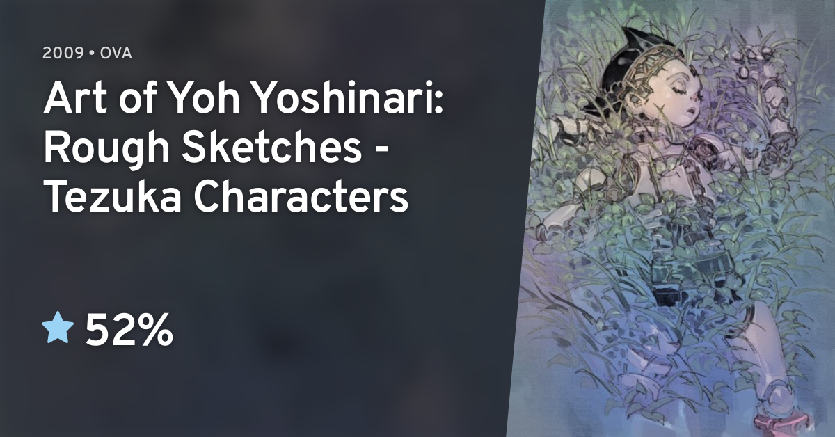 Yoshinari You Gashuu Rakugaki Hen Tezuka Osamu Characters Art Of Yoh Yoshinari Rough Sketches Tezuka Characters Anilist