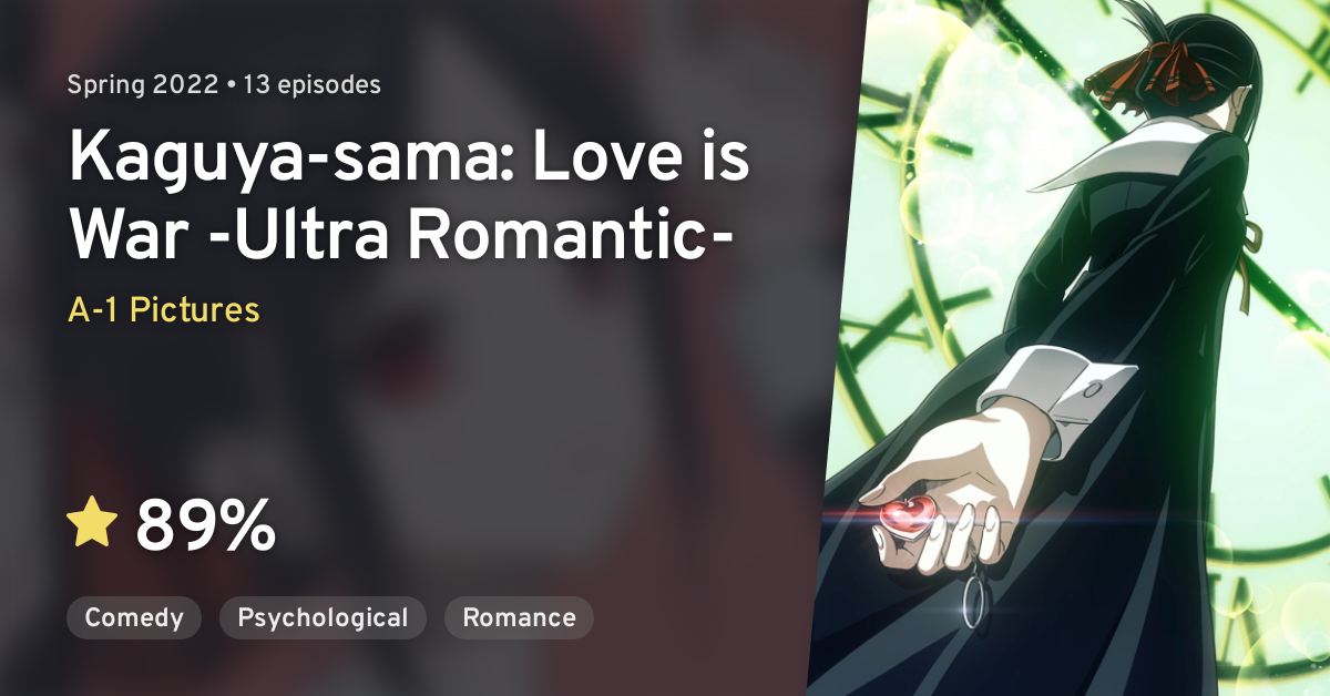 Kaguya-sama wa Kokurasetai: Ultra Romantic (Kaguya-sama: Love is War -Ultra  Romantic-) · AniList