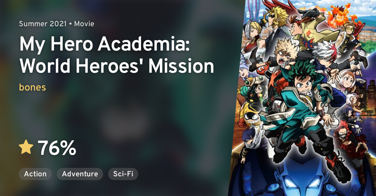 My Hero Academia the Movie 3: World Heroes' Mission - Tabidachi