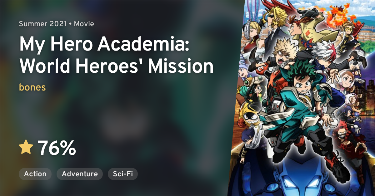 Boku no Hero Academia the Movie: World Heroes' Mission