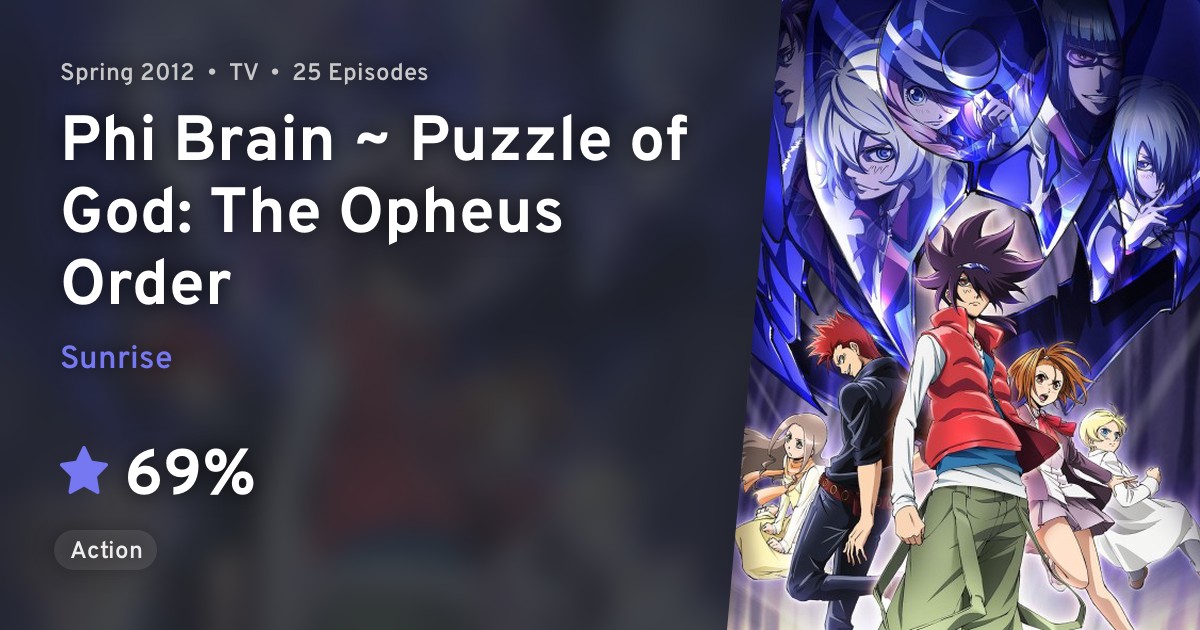 Anime Like Phi Brain: Puzzle of God