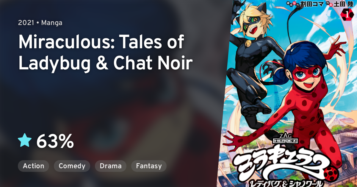 Characters appearing in Miraculous: Ladybug & Chat Noir Manga