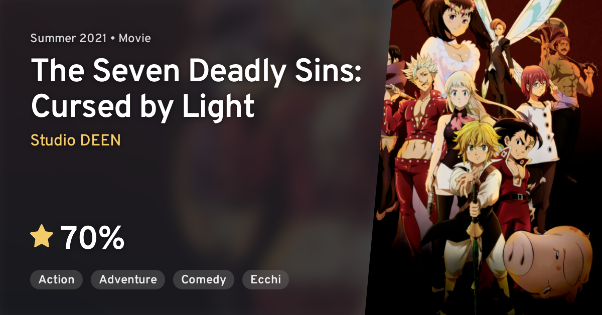 Seven Deadly Sins: Cursed by Light - Trailer do Novo Filme.  Seven Deadly  Sins: Cursed by Light (Nanatsu não Taizai: Hikari ni Norowareshi  Mono-tachi), ganhou um trailer completo do novo filme.