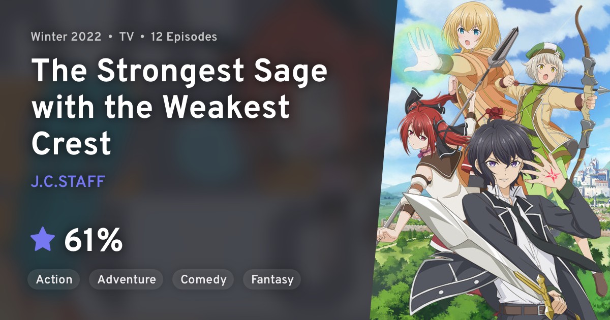 Shikkaku Mon No Saikyou Kenja Crunchyroll Shikkakumon no Saikyou Kenja (The Strongest Sage with the Weakest Crest) · AniList