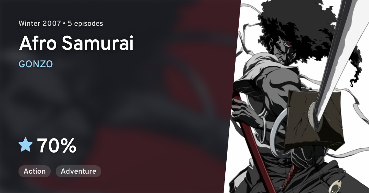 Afro - Afro Samurai animé - Takashi Okazaki - Character Profile 