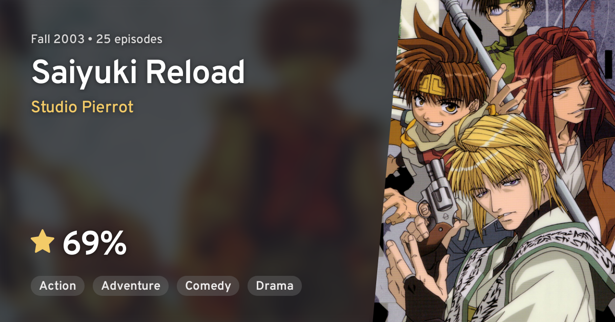 Saiyuuki Reload Saiyuki Reload Anilist