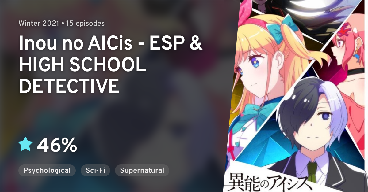 Anime Like Inou no AICis - ESP & HIGH SCHOOL DETECTIVE