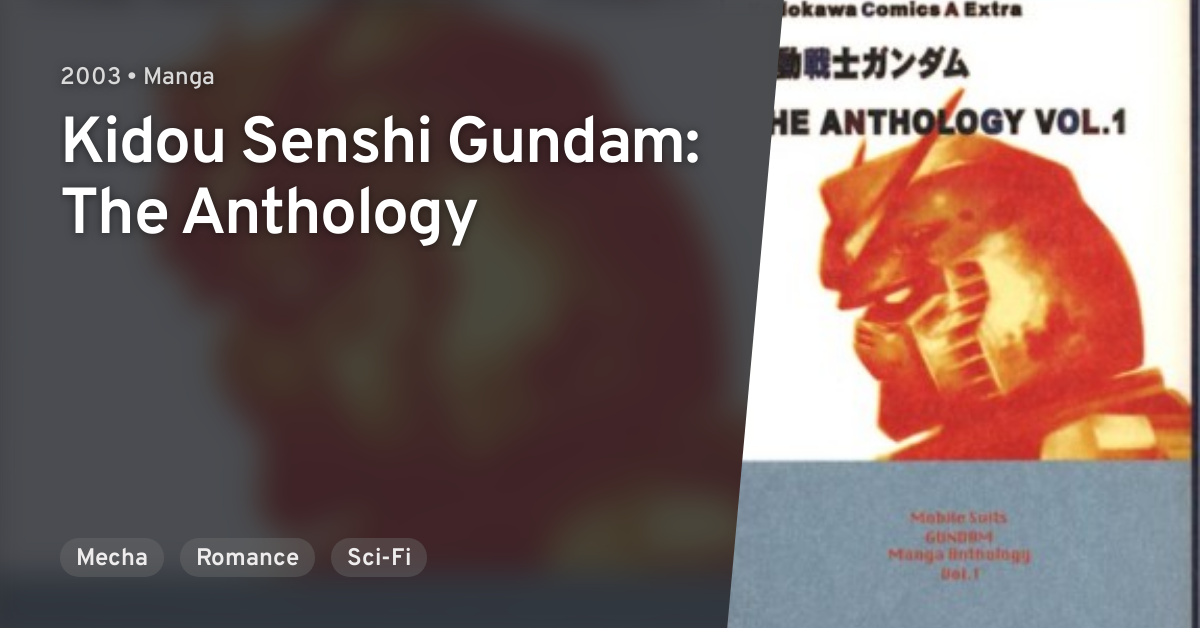 Kidou Senshi Gundam The Anthology Anilist