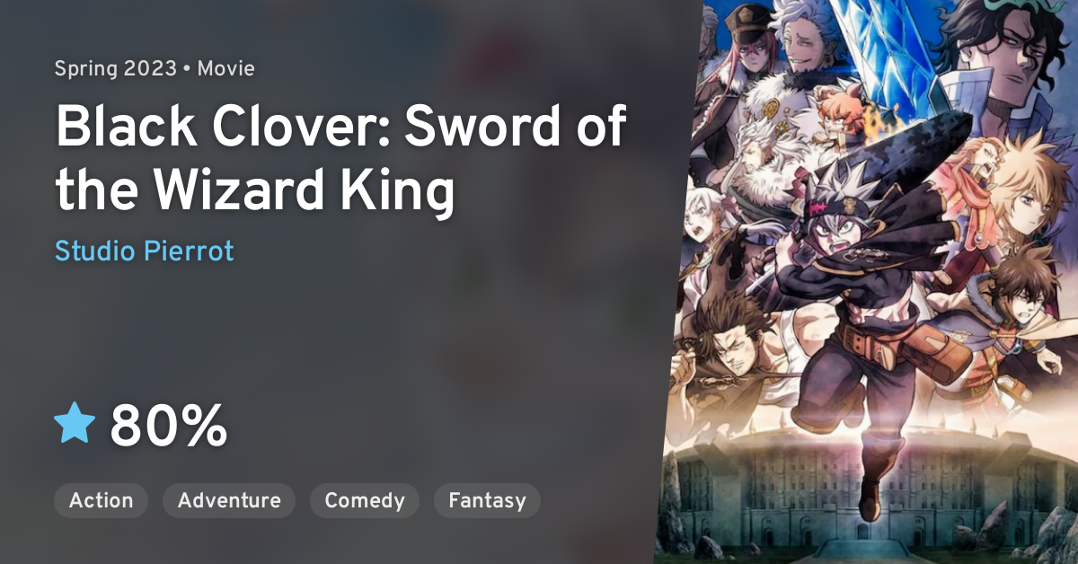 Stream Black Clover: Sword Of The Wizard King (2023) Filme