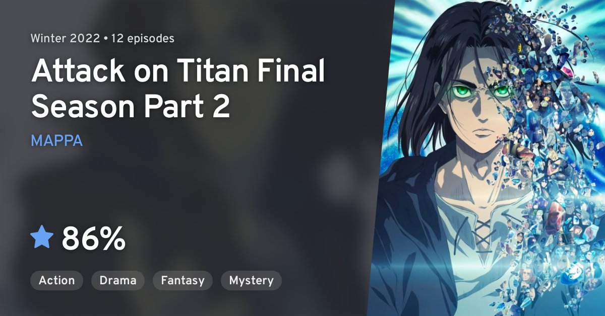 Shingeki no Kyojin: The Final Season Part 2 (Attack on Titan Final