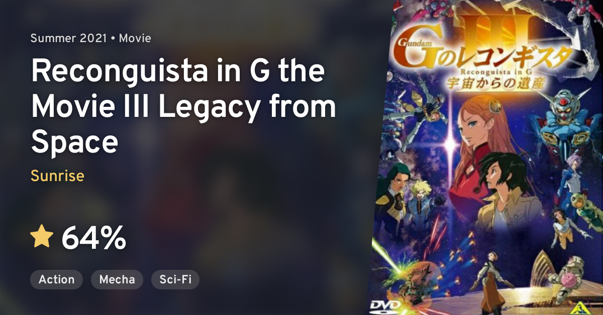 What Drives Them—Gundam Reconguista in G Part III: Legacy from Space