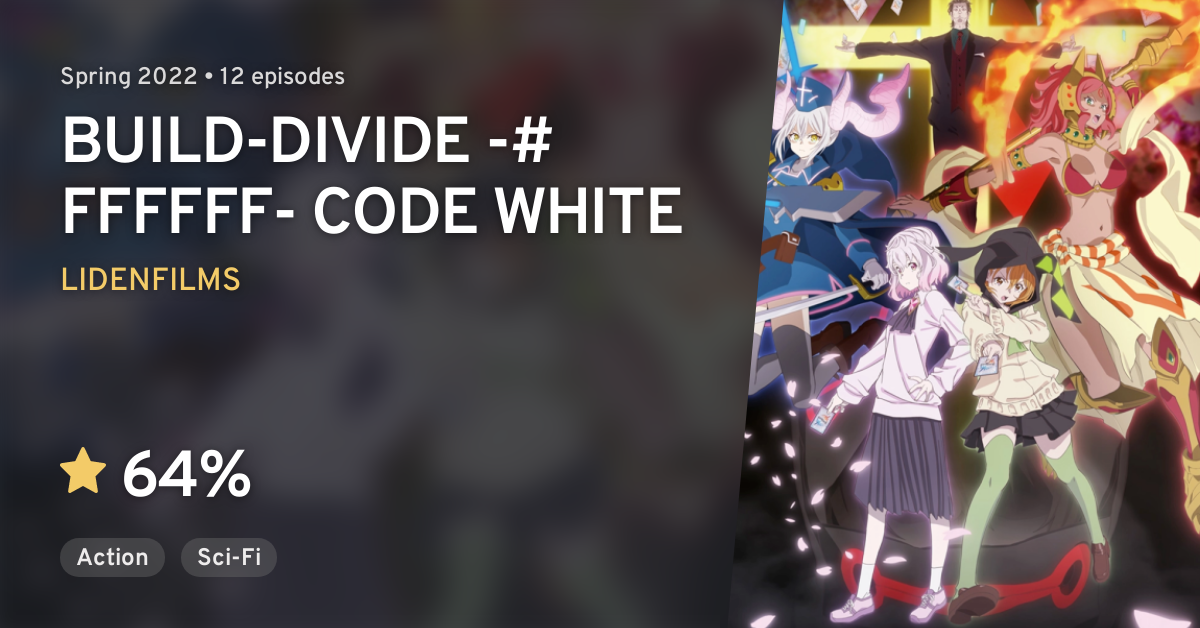 Build Divide: Code White (BUILD-DIVIDE -# FFFFFF- CODE WHITE) · AniList