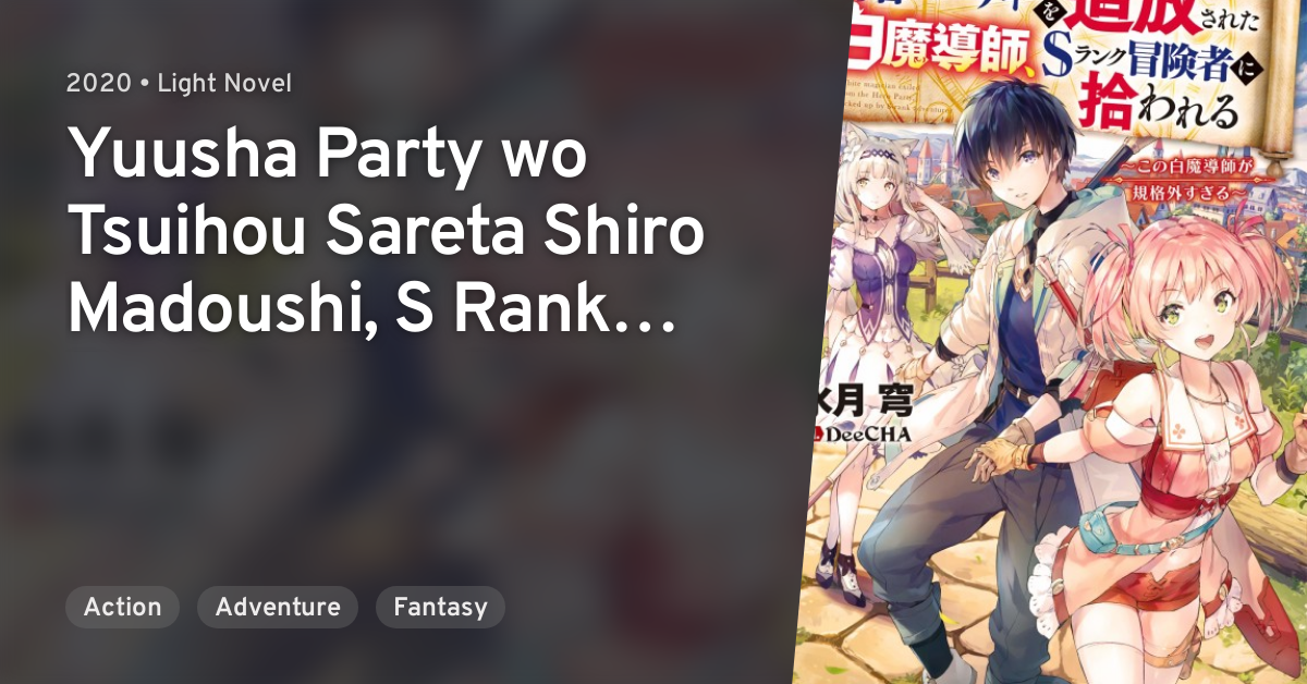 Yuusha Party wo Tsuihou Sareta Hikuma Doushi, S Rank Boukensha ni  Hirowareru: Kono Shiromadoushi ga Kikakugai Sugiru · AniList