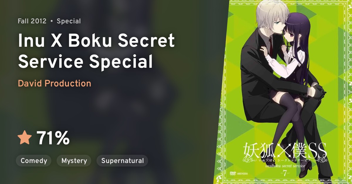 Inu x Boku SS Special (Inu X Boku Secret Service Special) · AniList
