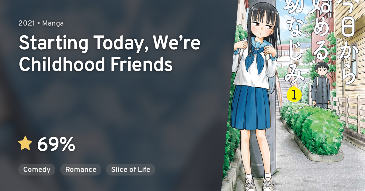 Starting Today We're Childhood Friends Manga Kyou kara Hajimeru Osananajimi (Starting Today, We’re Childhood Friends