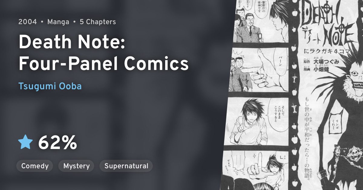 Death Note Ni Rakugaki 4 Koma Anilist