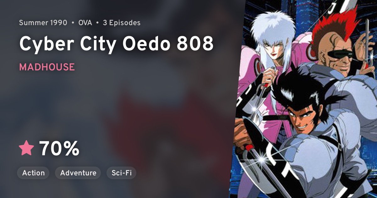 Cyber City OEDO 808 (Cyber City Oedo 808) · AniList