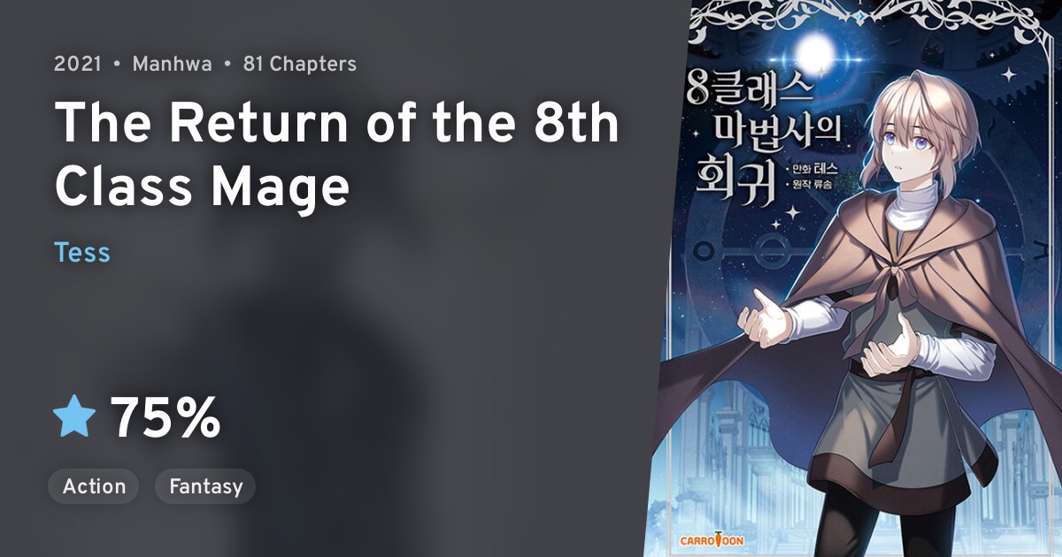 8Class Mabeopsaui Hoegwi (The Return of the 8th Class Mage) · AniList