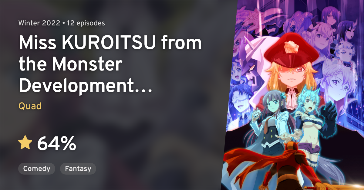 Miss Kuroitsu from the Monster Development Department (Manga) - TV