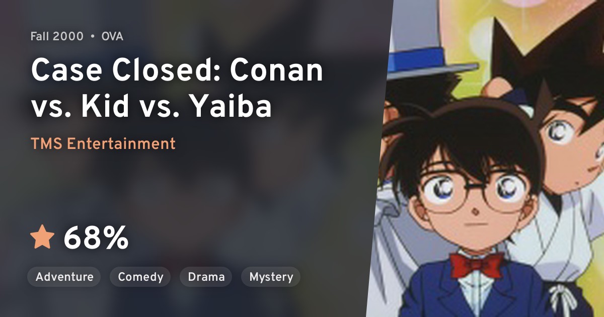 Meitantei Conan Conan Vs Kid Vs Yaiba Case Closed Conan Vs Kid Vs Yaiba Anilist