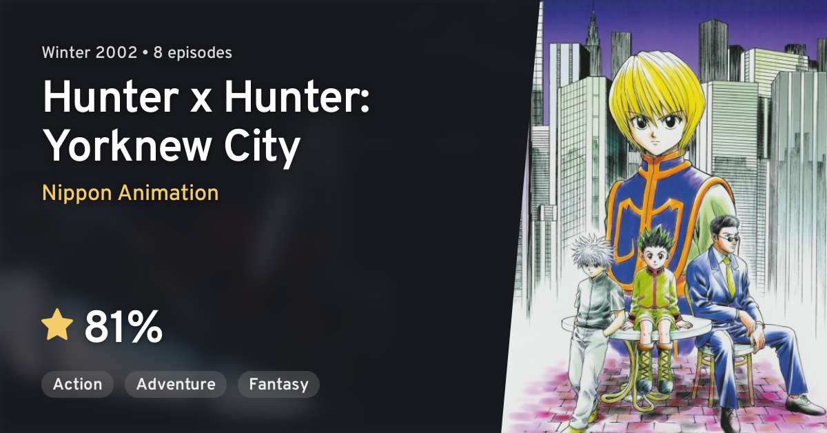 Hunter x Hunter (OVA 1: York Shin) - 17 de Janeiro de 2002