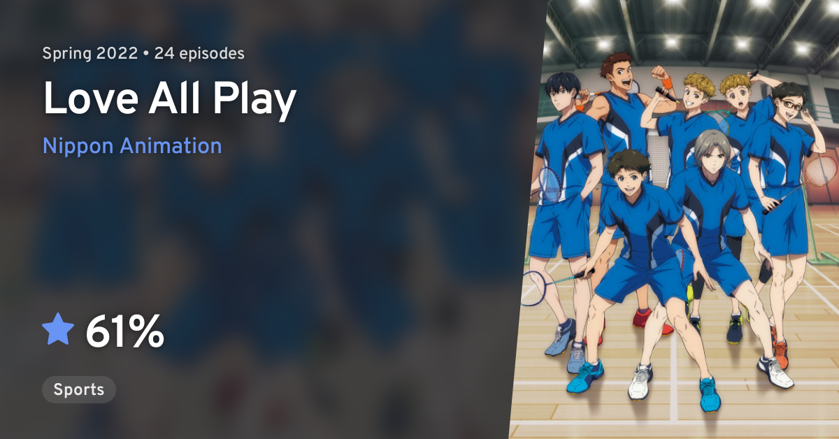 Love All Play Badminton Anime To Feature Natsuki Hanae as Protagonist