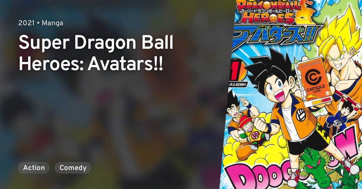 Manga Guide - Super Dragon Ball Heroes: Avatars!!