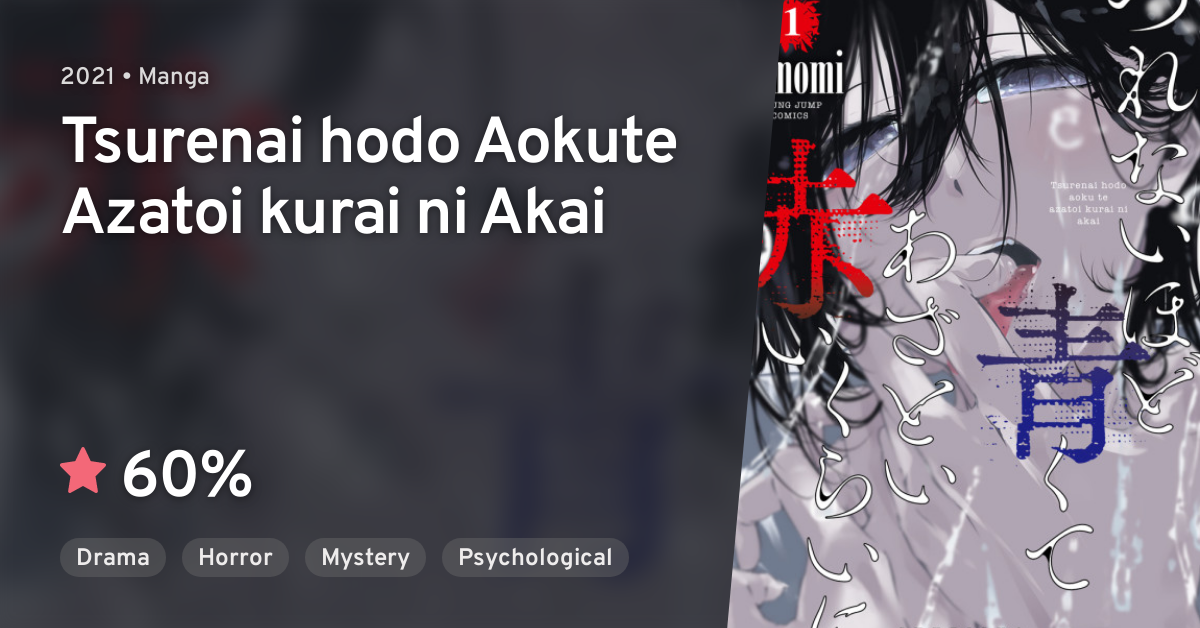 Tsurenai Hodo Aokute Azatoi Kurai Ni Akai Tsurenai hodo Aokute Azatoi kurai ni Akai · AniList