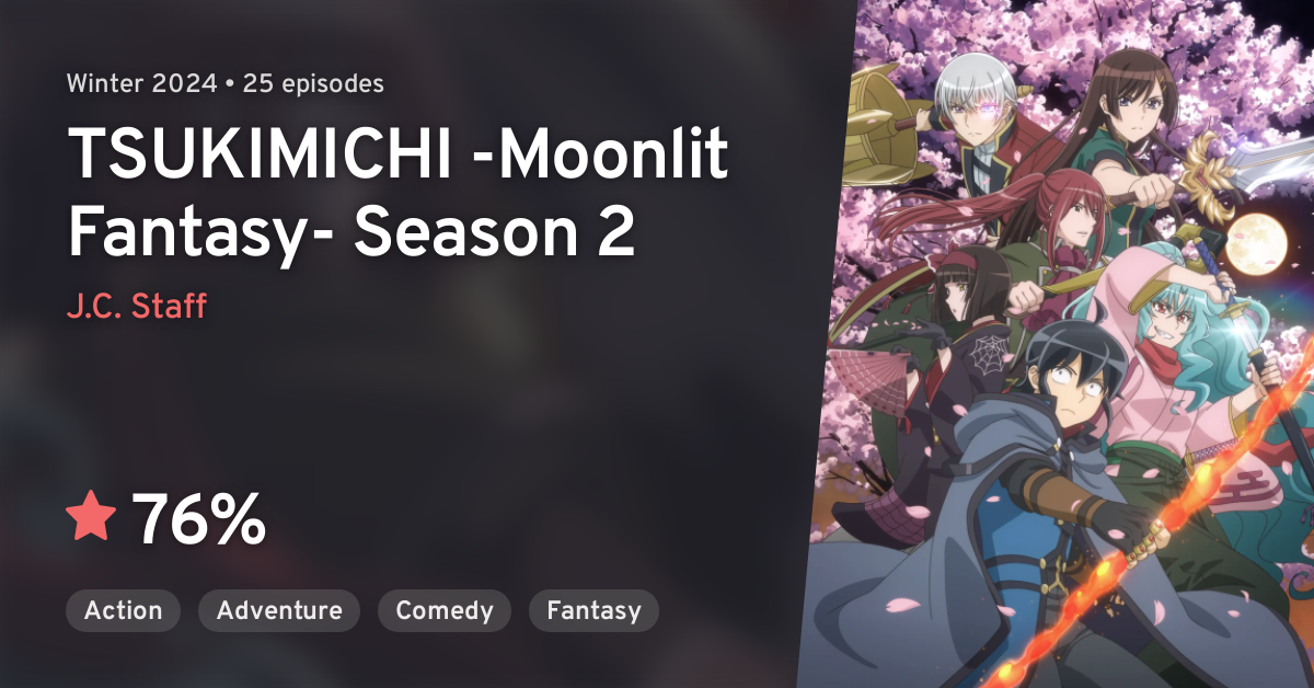 Tsuki ga Michibiku Isekai Douchuu 2nd Season (TSUKIMICHI -Moonlit Fantasy-  Season 2) · AniList