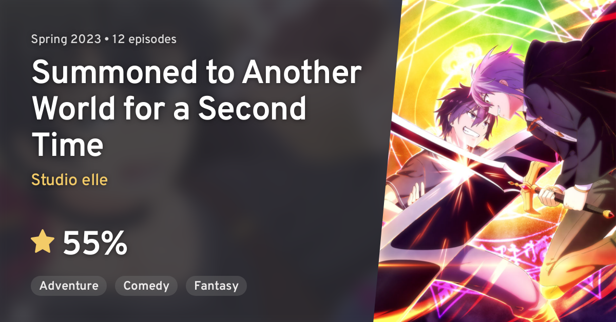 Isekai Shoukan wa Nidome desu (Summoned to Another World for a Second Time)  · AniList