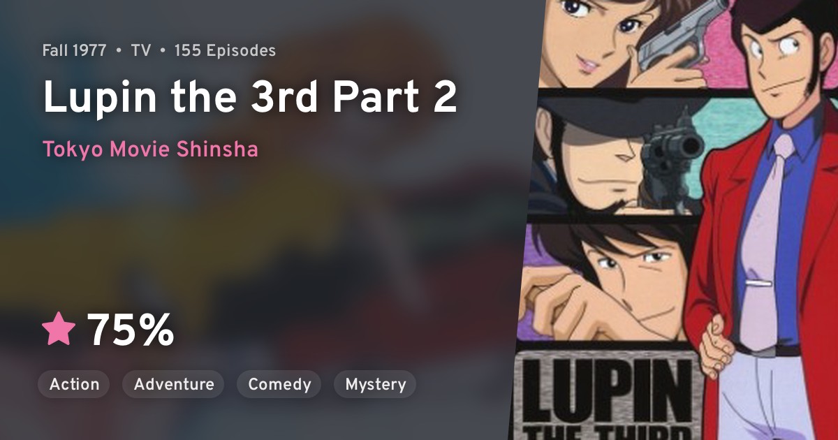 Lupin III Part II (Lupin the 3rd Part 2) · AniList