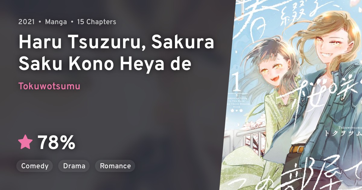 Haru Tsuzuru, Sakura Saku Kono Heya de · AniList