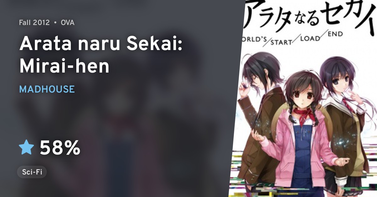 Arata naru Sekai Miraihen · AniList