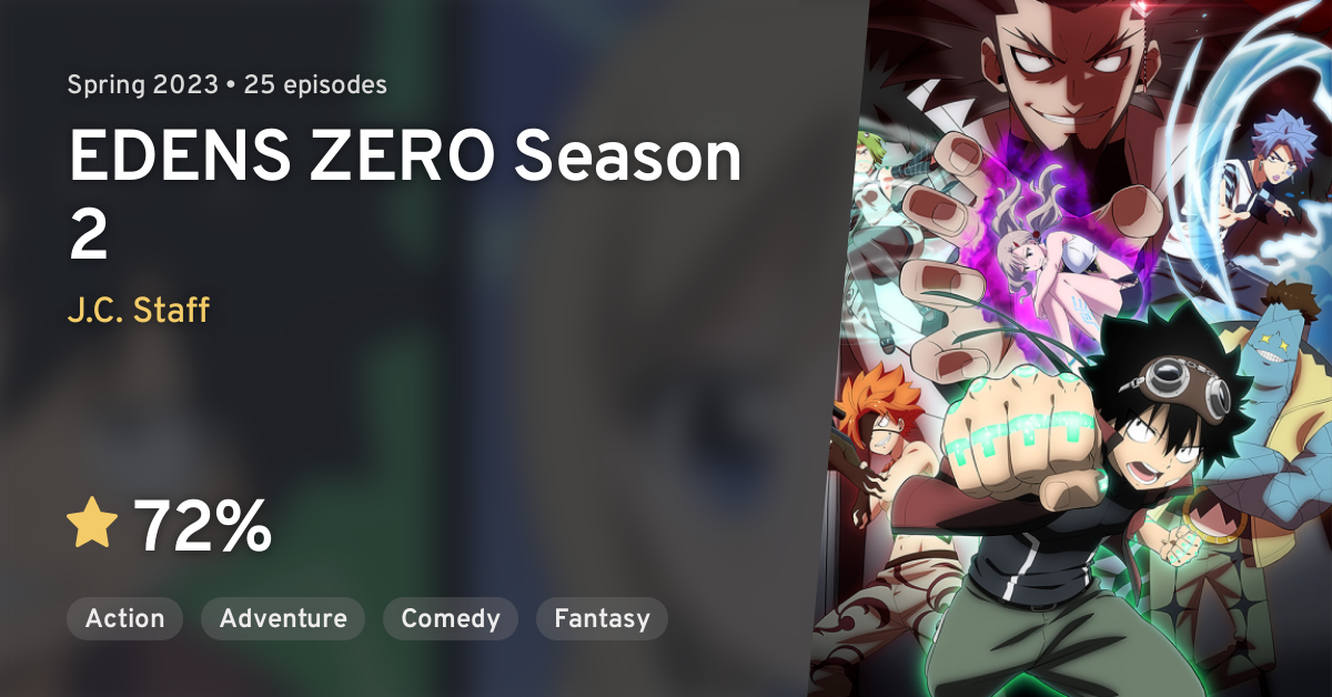 EDENS ZERO 2nd Season (EDENS ZERO Season 2) · AniList