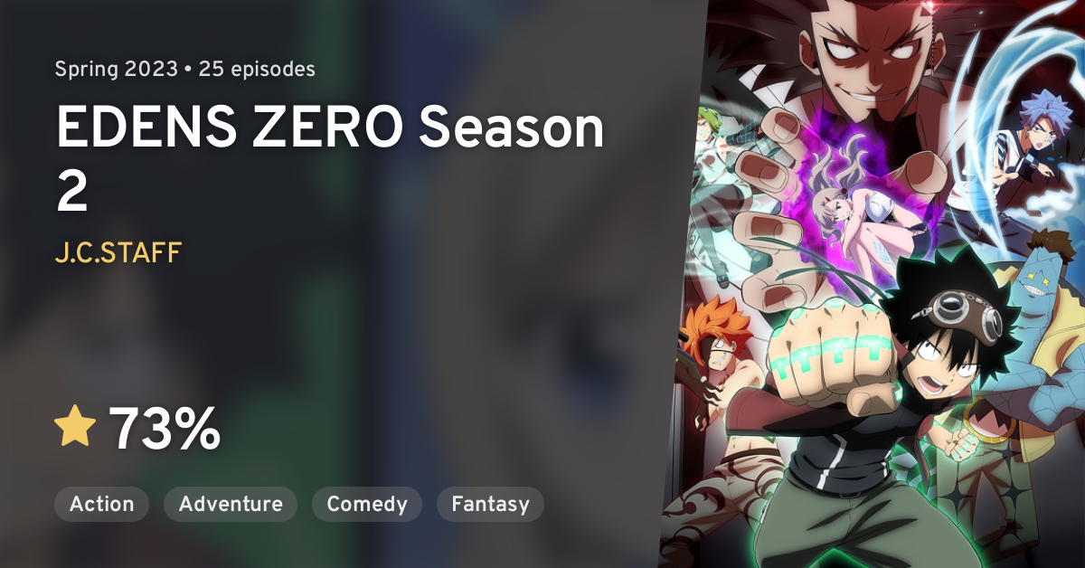 Segunda temporada de Edens Zero chega em abril de 2023