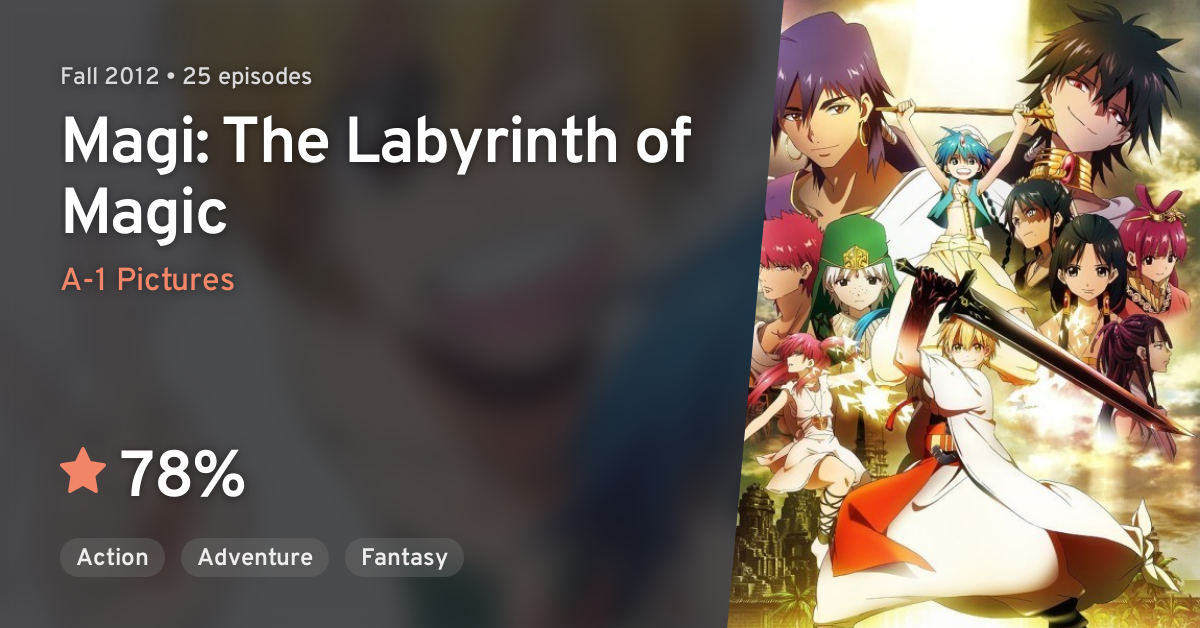 Magi: The Labyrinth of Magic Aladdin and Alibaba - Watch on Crunchyroll