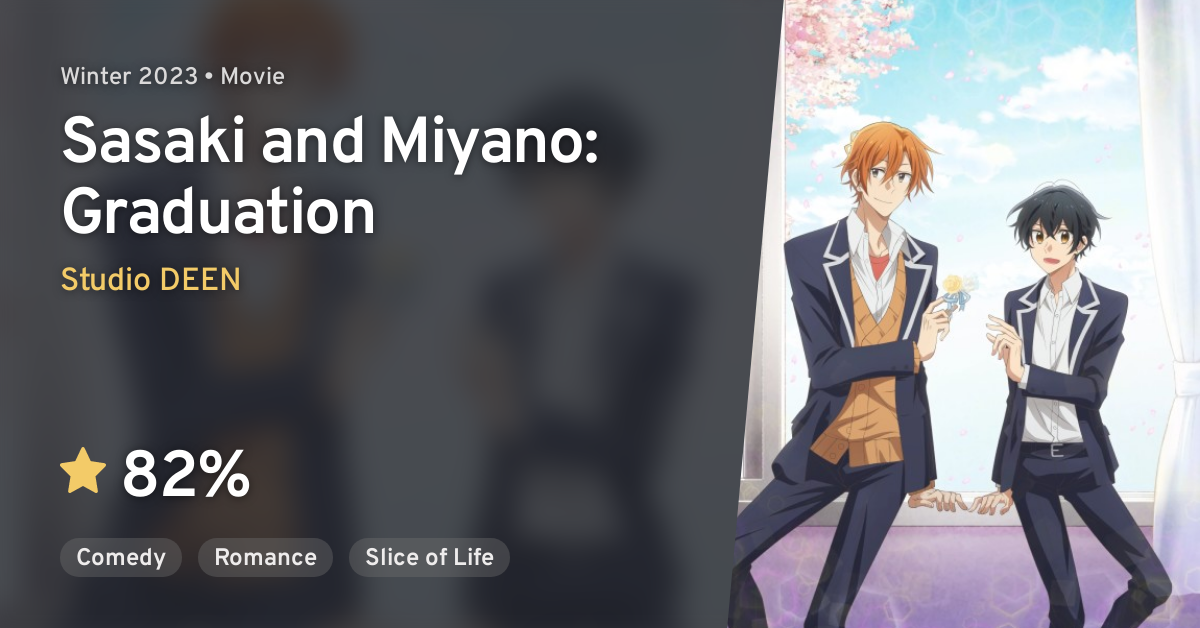 Where Can I Watch 'Sasaki and Miyano: Graduation'?